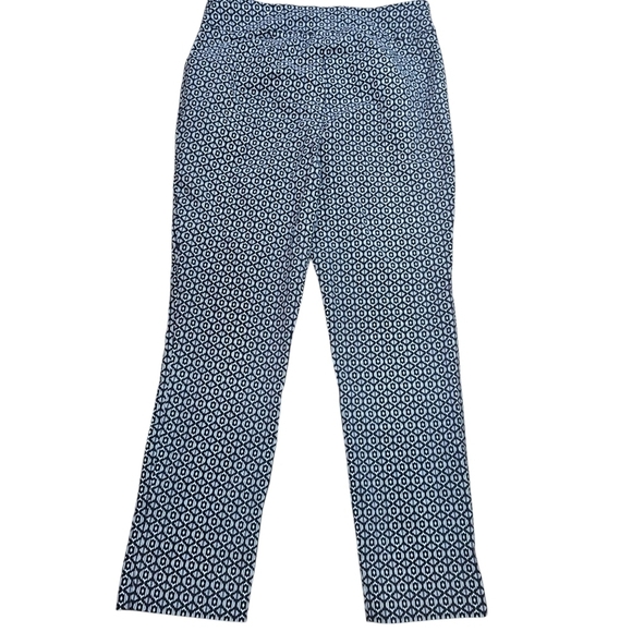 Chicos Perfect Stretch Batik Print Trousers Pants in 1.5 (M) - Picture 3 of 7